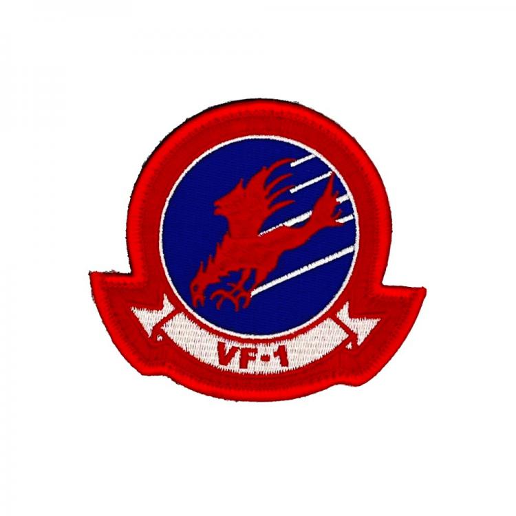 トップガン マーヴェリック VF-1 FIREBIRDS Squadron アメリカ軍 ワッペン 刺繍 PK25-TK パッチ ベルクロ付き