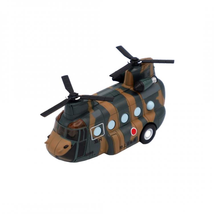 【在庫処分】プルバックマシーン CH-47チヌーク　輸送ヘリコプター