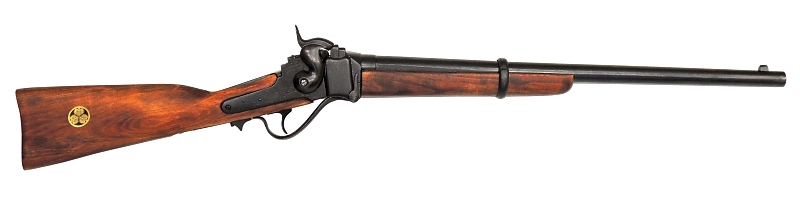 八重と幕末の洋式銃 シャープスカービン銃　ブラック