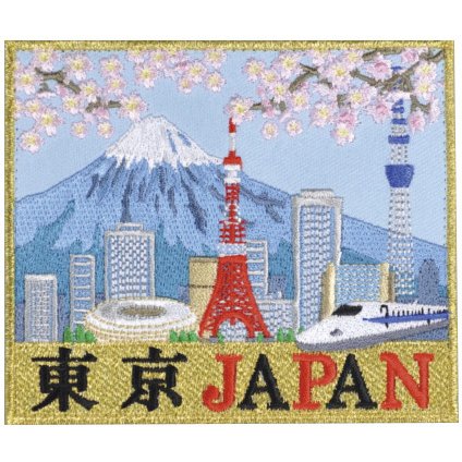 東京・桜 JAPAN　パッチ