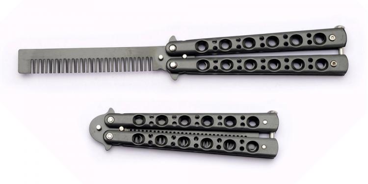 マスターカット MASTERCUTLERY　SE-1376BK コームトレーニングバタフライ BK【C】