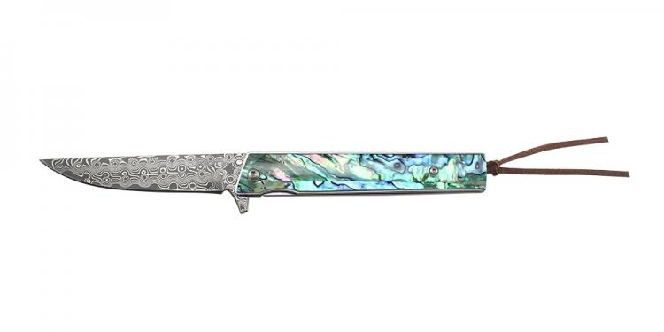 マスターカット MASTERCUTLERY　ER-2011DM エルクスリムダマスカスフォルダー　アバロン【C】