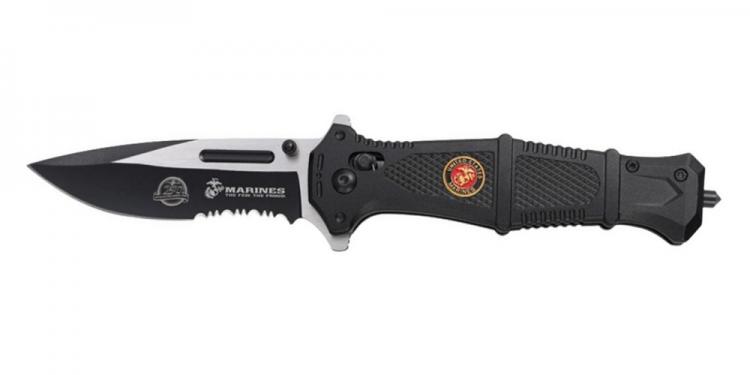 マスターカット MASTERCUTLERY　M-3010BK USMCレスキューフォルダー　半波【C】