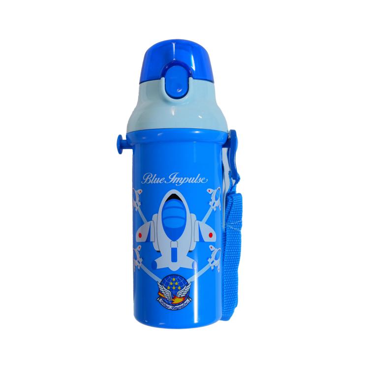 【在庫処分品】航空自衛隊 水筒 BlueImpulse 空自 ボトル BL-BOTTLE ブルーインパルス プラワンタッチボトル 自衛隊グッズ 【数量限定】