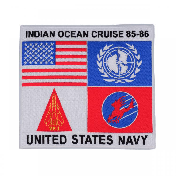 トップガン マーヴェリック INDIAN OCEAN CRUISE 85-86 パッチ アメリカ軍 ワッペン 刺繍 PK23-TK