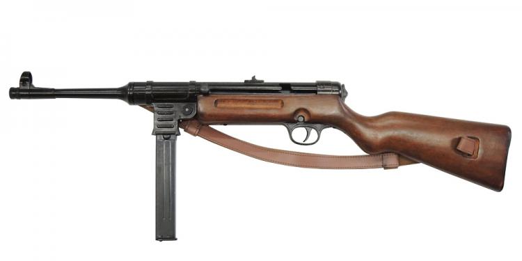 ■MP41サブマシンガン<レザーベルト付>【ドイツ WWII 1940年 86cm】　特別セール クレジット決済利用不可