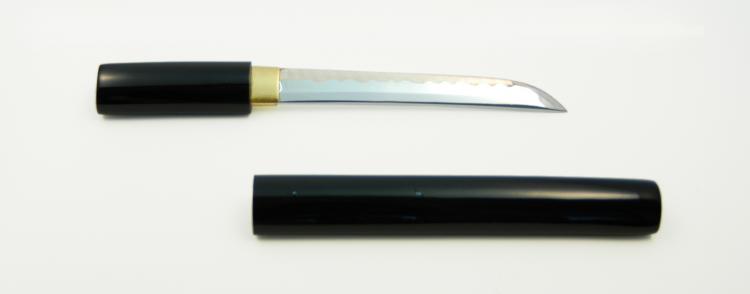 国産高級模造刀 - 黒呂鞘【短刀 六寸】