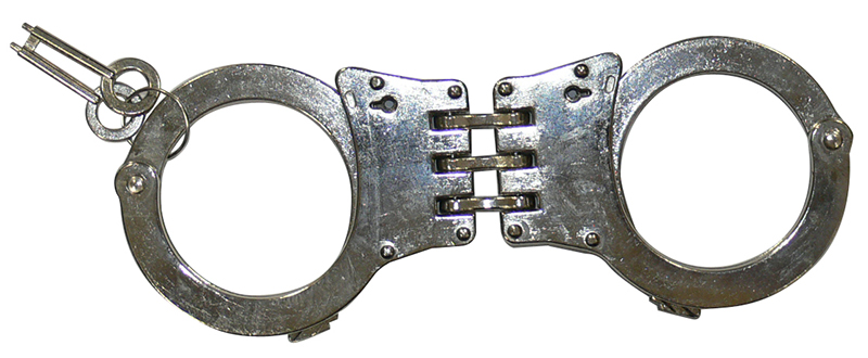 ハンドカフDX(手錠)トリプルスティッキング　ダブルロック　シルバー